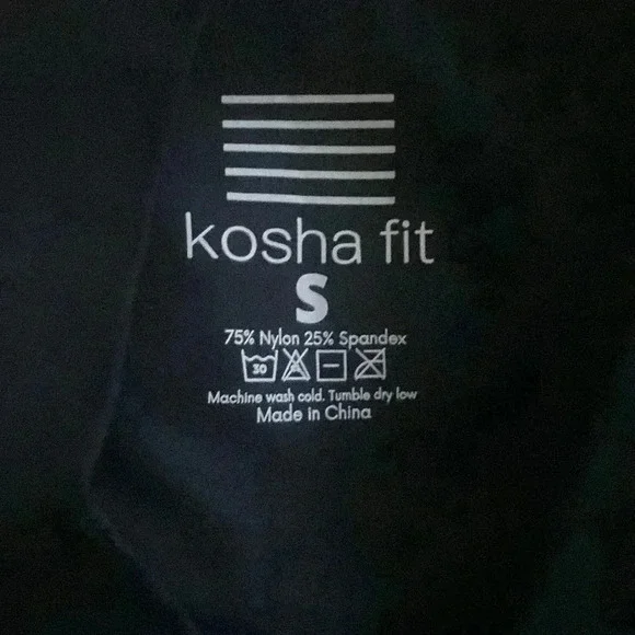 KOSHA FIT BIKE SHORTS WORKOUT GYM RUNNING - Picture 3 of 7
